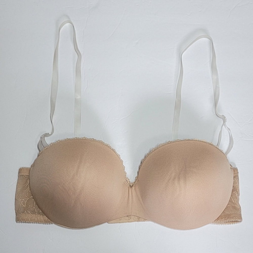 Lily of France  Strapless Push Up Bra/ 36C.